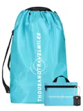 Flightbag vliegtuighoes TSA slot 60–90L – Li Blauw