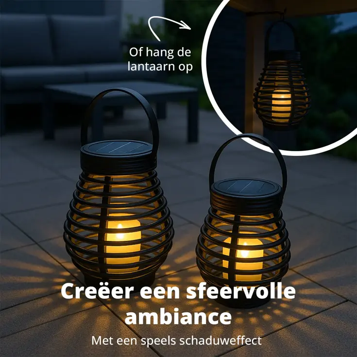 Solar Camping Lantaarn  - 2-pack