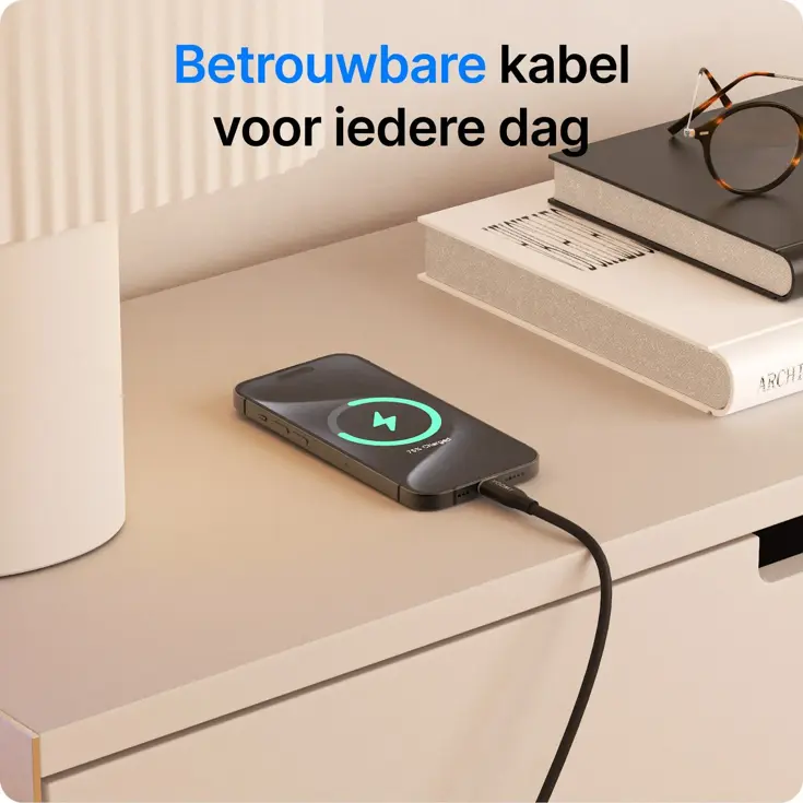 Connect C710 - USB-C naar USB-A Kabel - 12W 1M