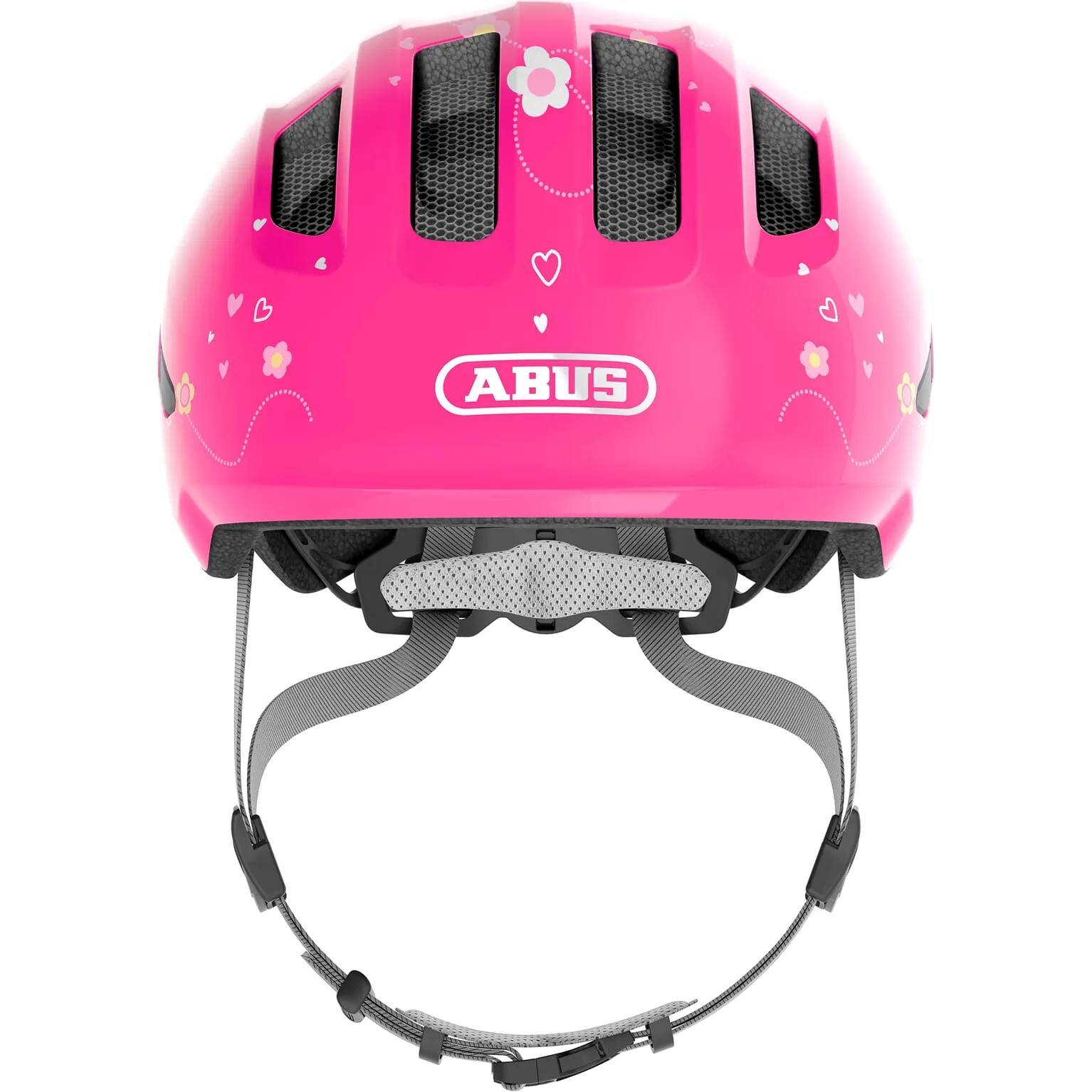 Abus  helm Smiley 3.0 pink butterfly M 50-55cm  Donker Roze main product image