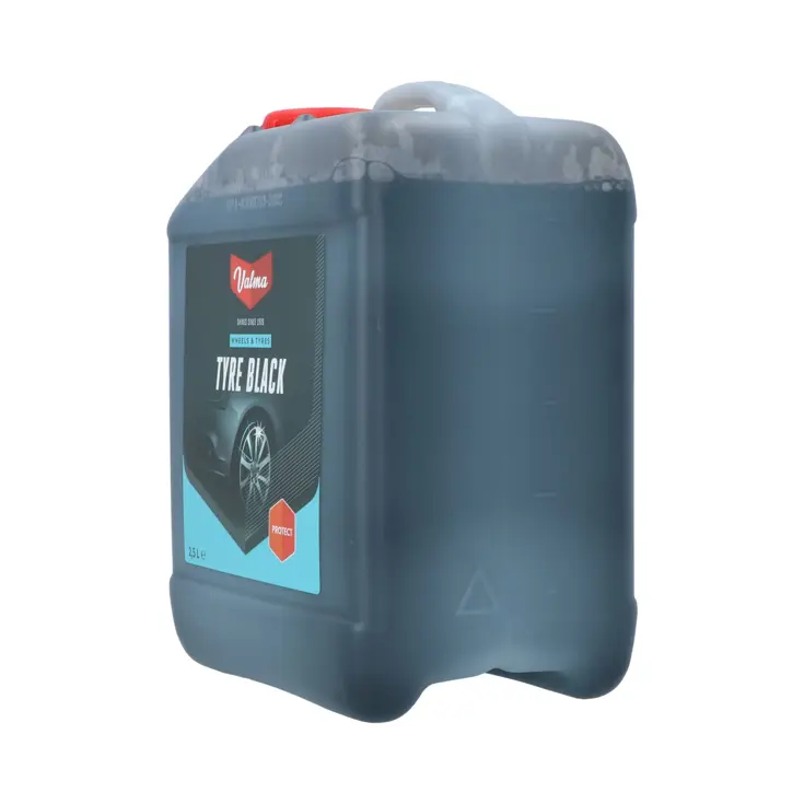 Tyre Black 2,5L - Diepzwart voor banden en matten