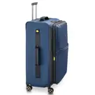 Delsey soft trolley l expandable Blauw