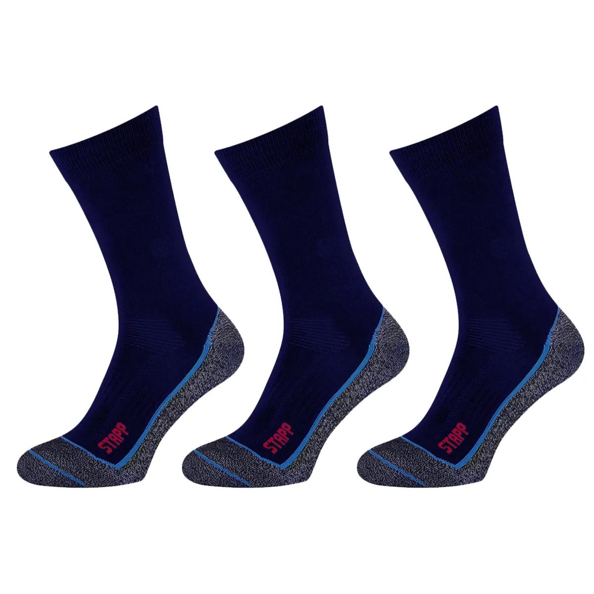 Stapp   Techno Boston Cool  Wandelsokken  Blauw