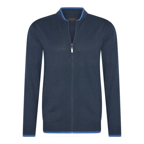 Heren Full Zip Cardigan Cappuccino Italia