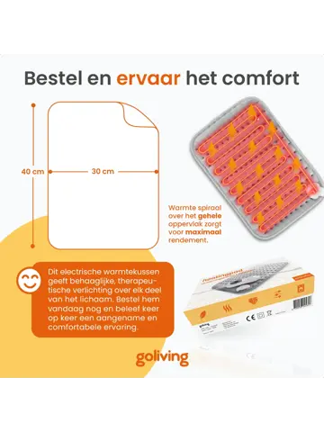 Warmtekussen - 30x40cm - 3 Warmtestanden