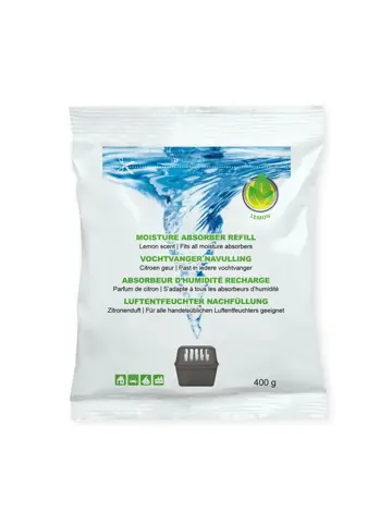 Vochtvanger navulling - 12x - 400 gram - citroen