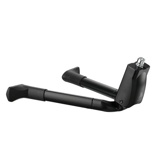Standaard dubbel Big Foot - zwart - 300mm