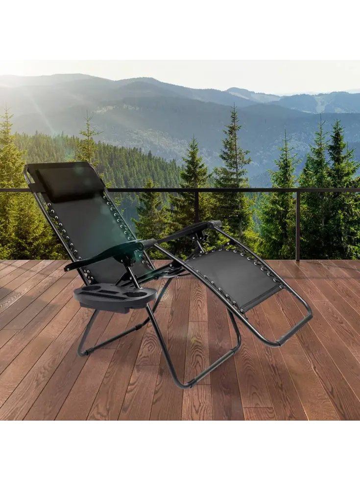 LifeGoods Opvouwbare Tuinstoel