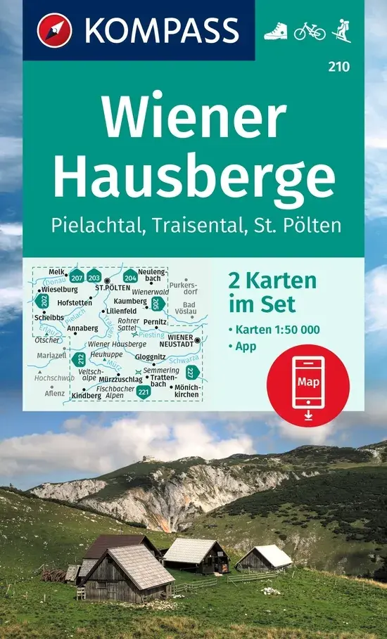 Wandelkaart WK210 Wiener Hausberge