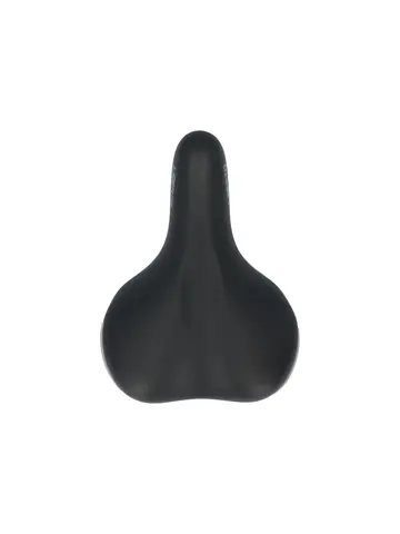 Zwart unisex fietszadel met schokabsorptie