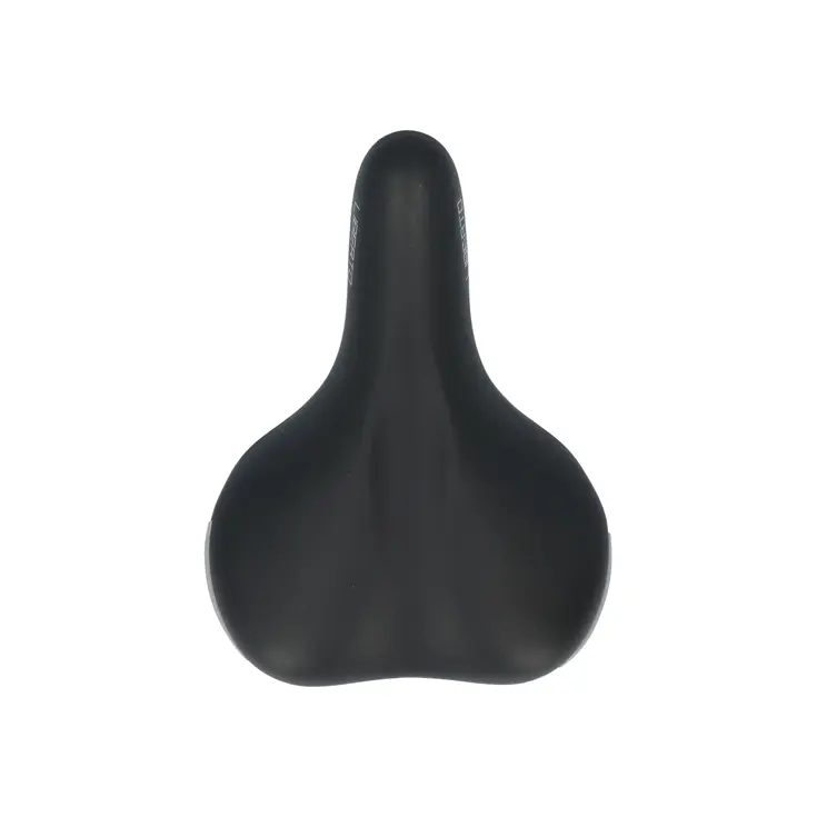 Zwart unisex fietszadel met schokabsorptie