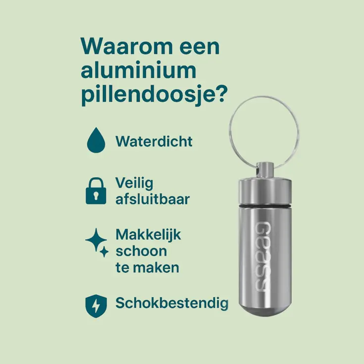 Geasy Sleutelhanger Pillendoos