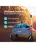 Bolderkar – 80KG – 94L – Blauw