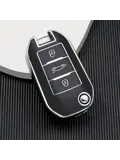 TPU Sleutelhoesje voor Peugeot zwart A3