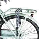 Grijze snelbinder 60cm met kunststof haken