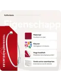 Kofferriem + 2 Bagagelabel – 3-delig – Rood