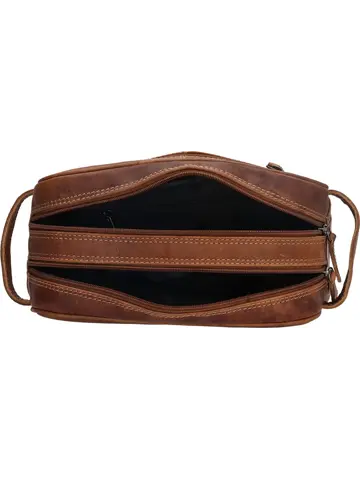 Hide&Stitches - Japura - Leren toilettas