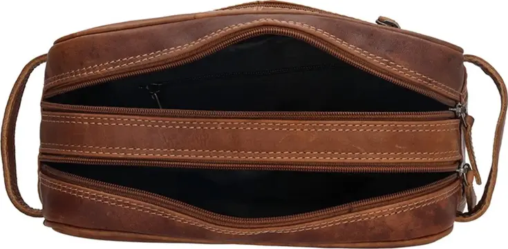 Hide&Stitches - Japura - Leren toilettas