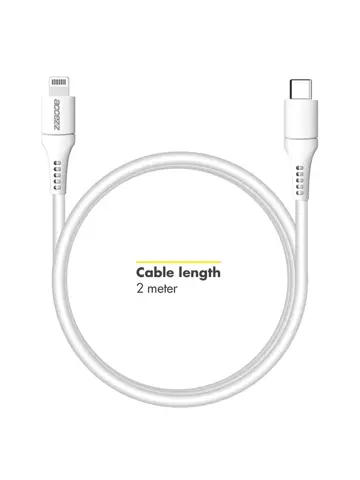 Accezz Lightning naar USB-C kabel 2 meter