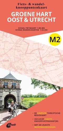 ANWB Fiets en wandelknooppuntenkaart M2 Groene Hart oost & Utrecht
