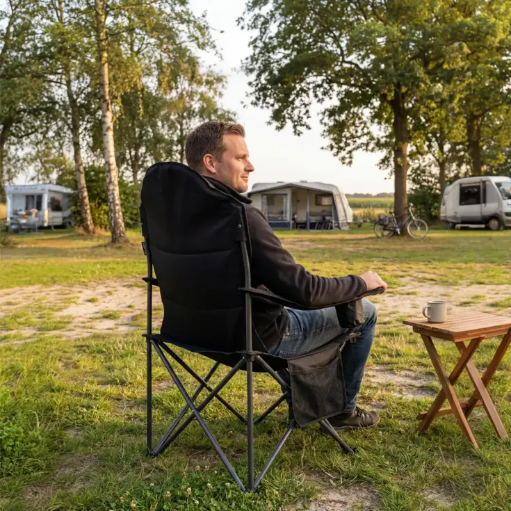 Campingstoel - Opvouwbaar - 160KG - Kampeerstoel