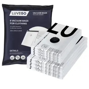 Luvego - Vacuümzakken voor Kleding - 6-Pack