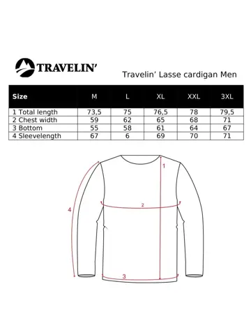 Lasse - Heren vest - Travelin'
