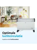 Elektrische Convectorkachel - 2000 watt