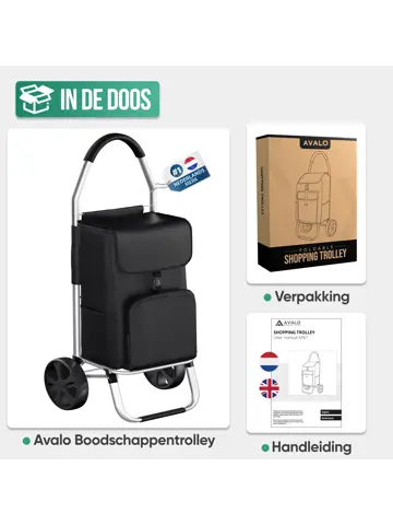 Boodschappentrolley 45L - Koelvak