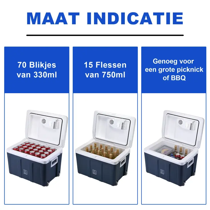 Elektrische Koelbox – 40L – 12V/230V