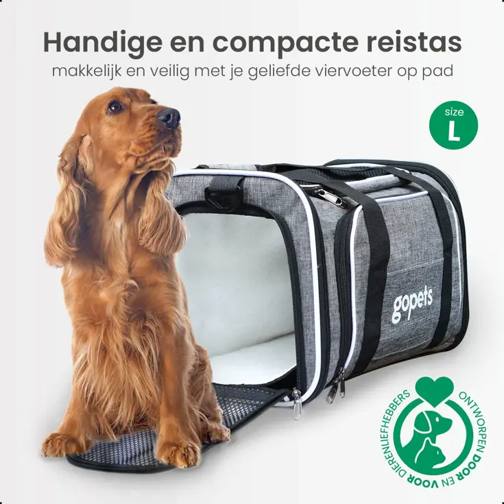 Draagtas Hond en Kat - 40x25x25cm - L