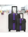 Kofferriem met cijferslot 180 cm – Paars