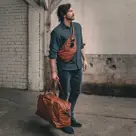 Reese - Leren Sling Bag - Crossbodytas