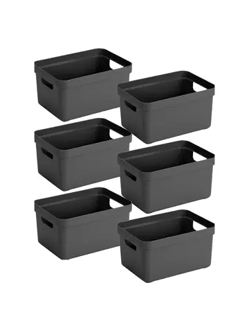 Sigma home - Opbergbox - 13L - 6-delig