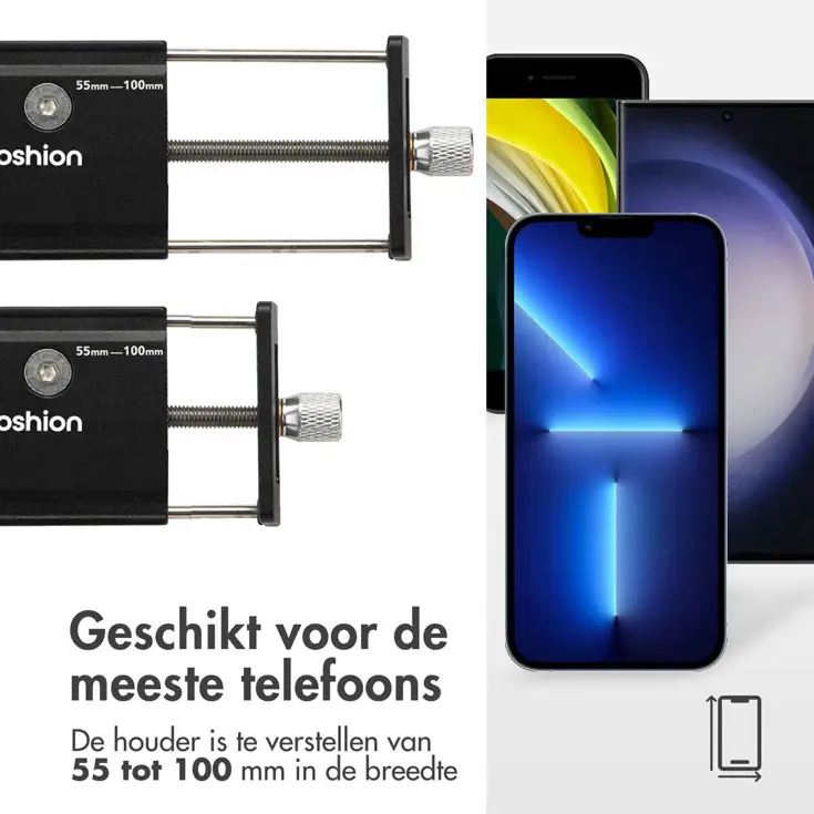 Mini Telefoonhouder Fiets - Verstelbaar