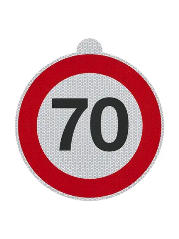 Snelheidssticker 70 - ANWB
