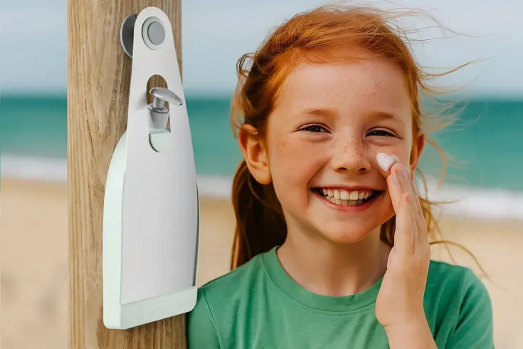 Reisdispenser incl. zonnebrandcrème