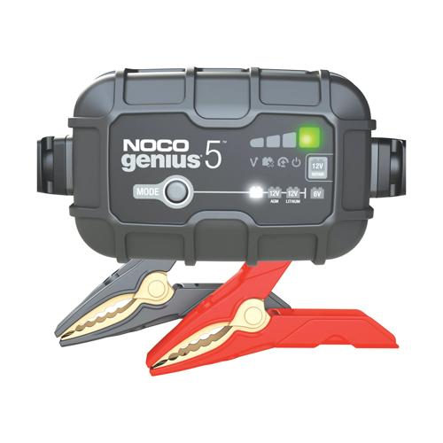 Genius5EU 6V/12V Acculader 5A voor Diverse Accu's