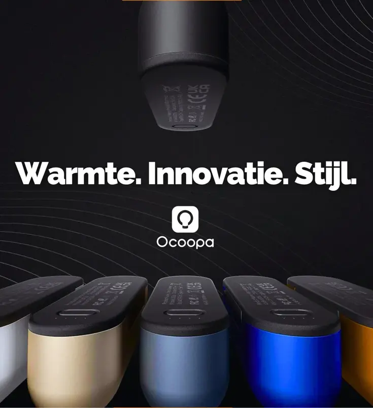 Herbruikbare Handwarmers met Powerbank