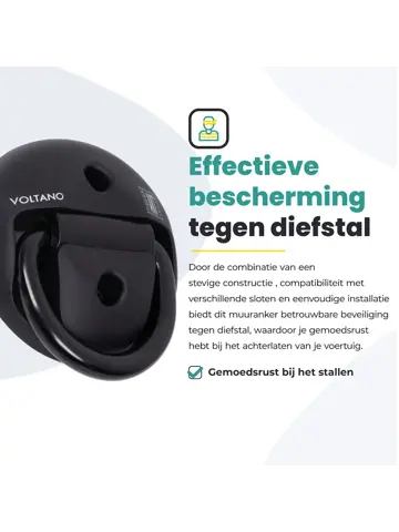 Voltano muuranker ART4 – met bevestiging