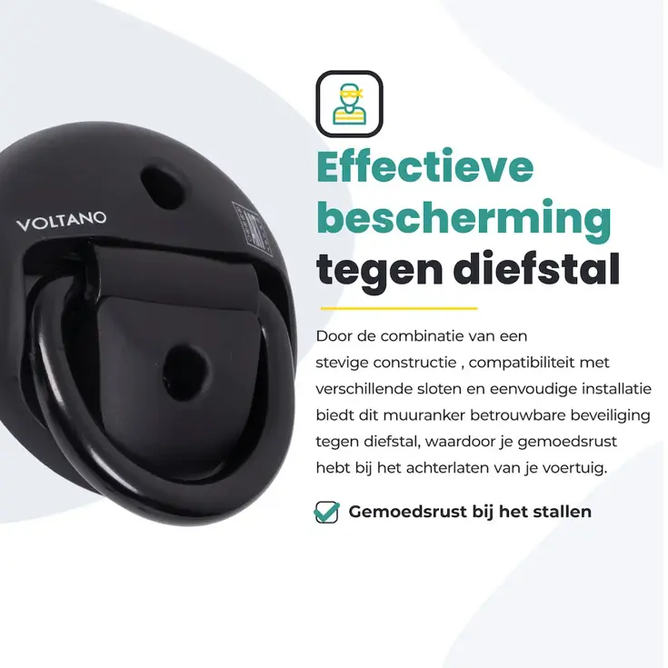 Voltano muuranker ART4 – met bevestiging