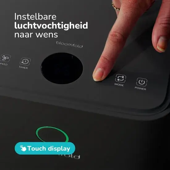 Vivid Zwart Luchtontvochtiger 12L per dag