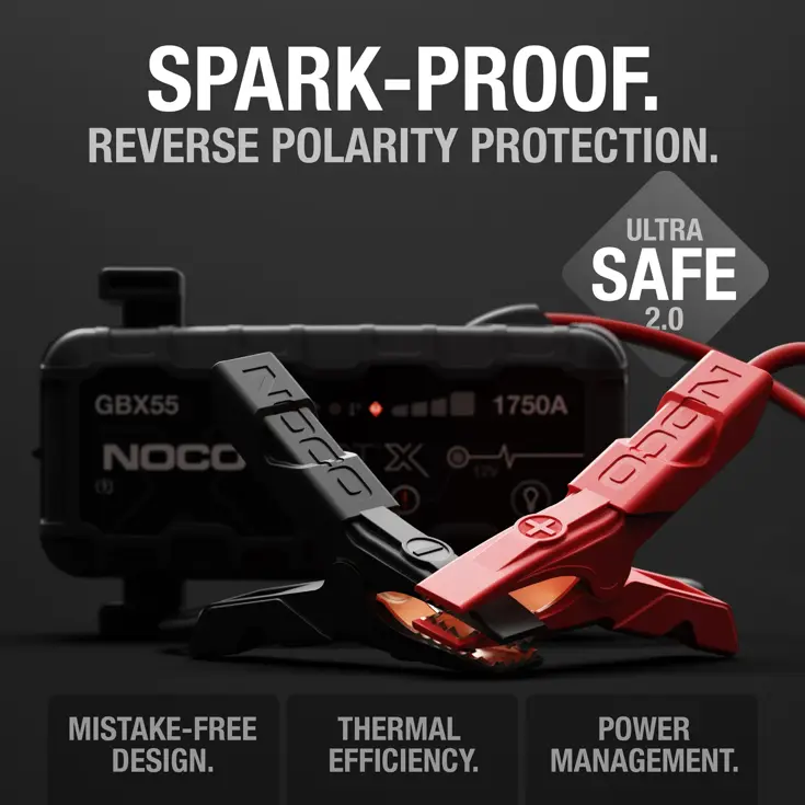 Boost X Lithium Jump Starter 1750A voor voertuigen