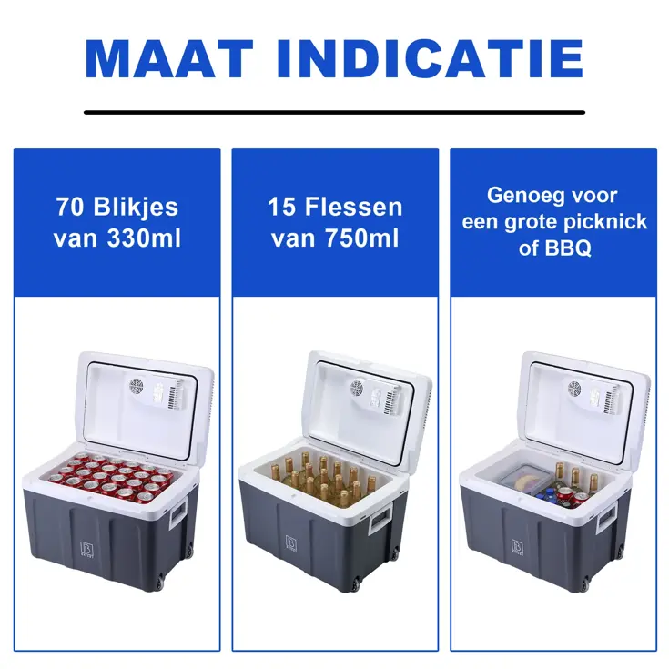 Elektrische Koelbox – 40L – 12V/230V