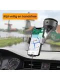 Auto Zuignap met Draadloze Oplader