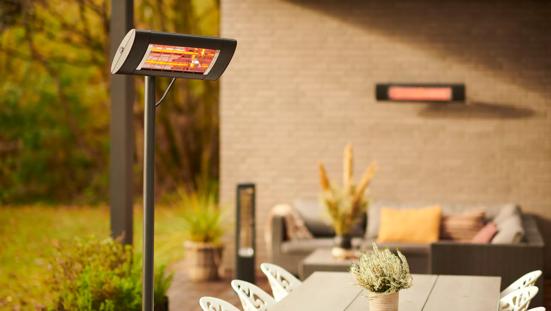 Hoeveel stroom verbruikt een terrasverwarmer?