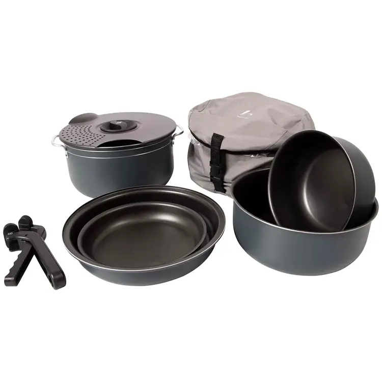 Pannenset Camping 7-Delig Aluminium