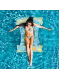 Opblaasbare Waterhangmat 137x70 cm - Blauw