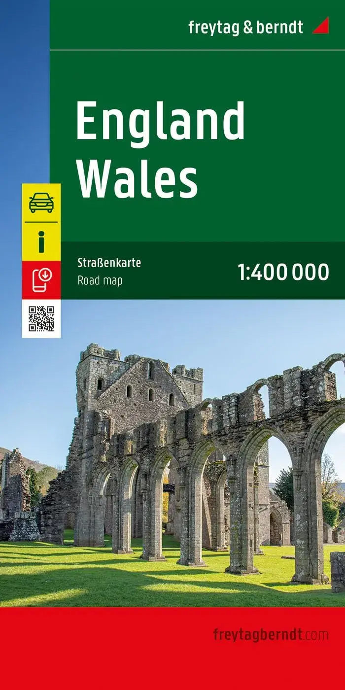 Wegenkaart Engeland - Wales