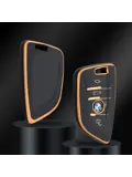 TPU Sleutelhoesje voor Bmw goud B4A
